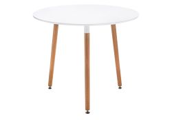 Стол Lorini 90х73 white / wood