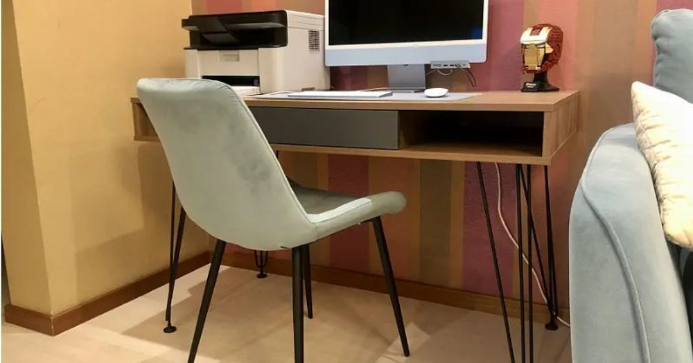 Стол письменный с ящиками Дуб Табачный/Чёрный Графит, МАРКЕ, 120х60х75,5 см