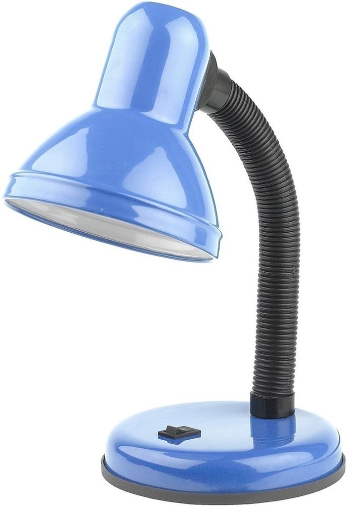 Светильник настольный ЭРА E27 40W синий