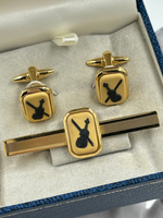 Комплект из запонок и зажима для галстука «Скрипка» Wedgwood