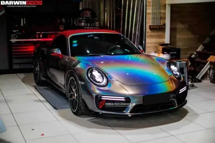 Оригинальные передние крылья DARWINPRO для PORSCHE 911 991.2 TURBO S 2015–2020 в стиле GT3RS