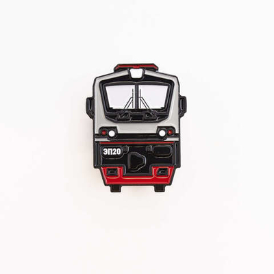 Значок электровоз магистральный ЭП20 серый