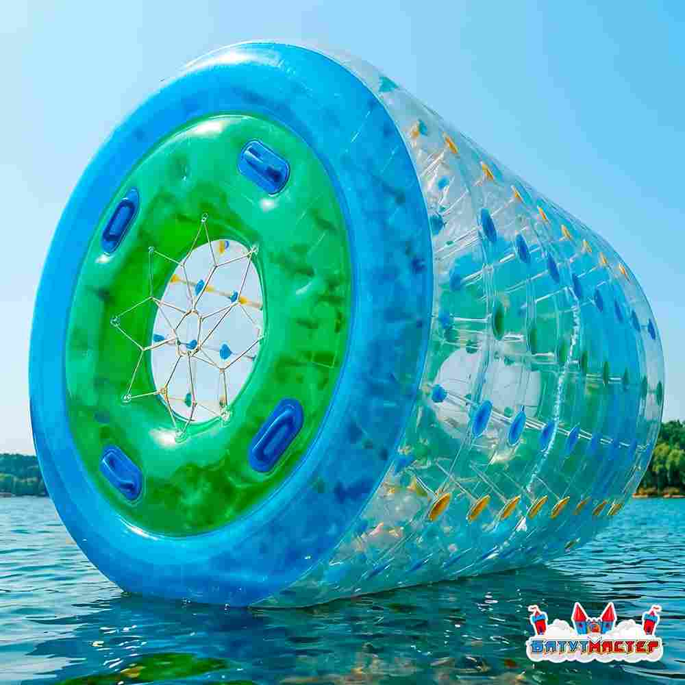 Гидророллер «Бирюзовый импульс», трёхместный, ТПУ, 2,4×2,2×2,2 м