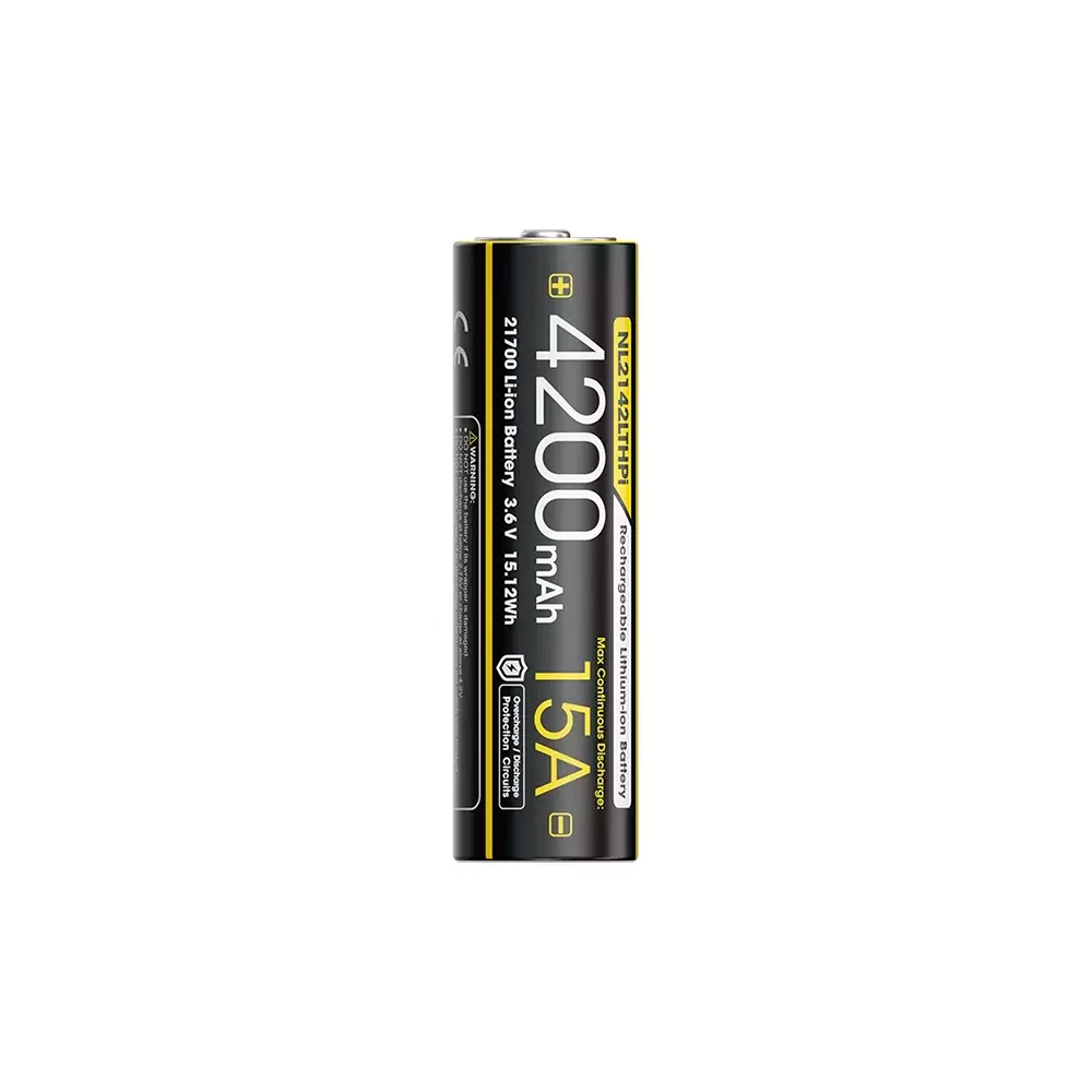 Аккумулятор Nitecore 21700 Li-ion PCB 4200 mAh морозостойкий 15A