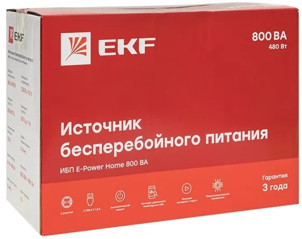 Источник бесперебойного питания  EKF SSW-800