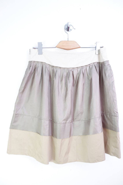 Юбка Orange в красивых оттенках, со слоями из шелка, хлопка, полиэстера 46 размер