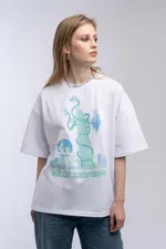 Футболка HELGI INGVARR Змей Белая