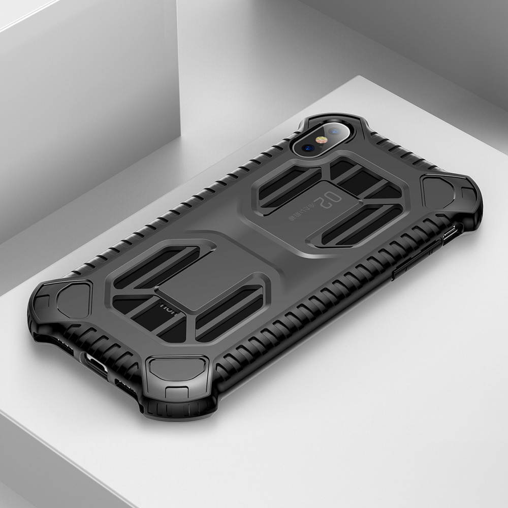 Чехол для Apple iPhone XS Baseus Cold Front Cooling Case - Black
