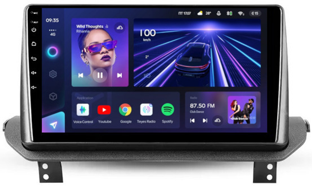 Магнитола Mitsubishi Outlander 4 2021+ (без штатного 360) - Teyes CC3L на Android 10, 8-ядер, CarPlay, 4G SIM-слот