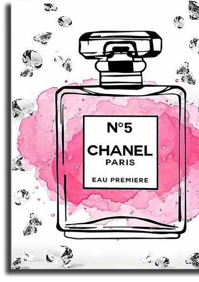 Постер "Розовый парфюм"