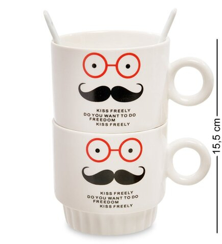 MUG-149/1 Набор из двух кружек «Поцелуйчик»