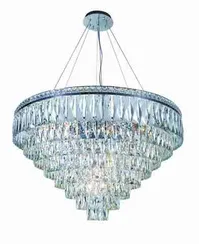 2785R/18A CHROME+CLEAR (1) Люстра (в 2-х коробках) NW