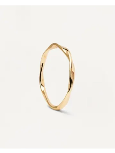 Кольцо женское PDPaola Spiral серебро 925 пробы покрытое золотом 750 пробы AN01-804