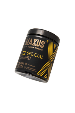 Презервативы MAXUS X-Edition Точечно-ребристые с железным кейсом, 12 шт