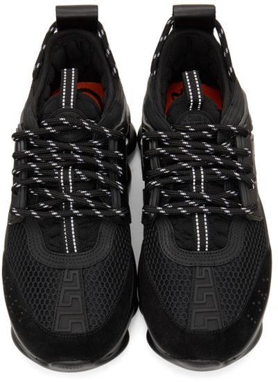 Кроссовки Versace Chain Reaction 2 Chainz All Black