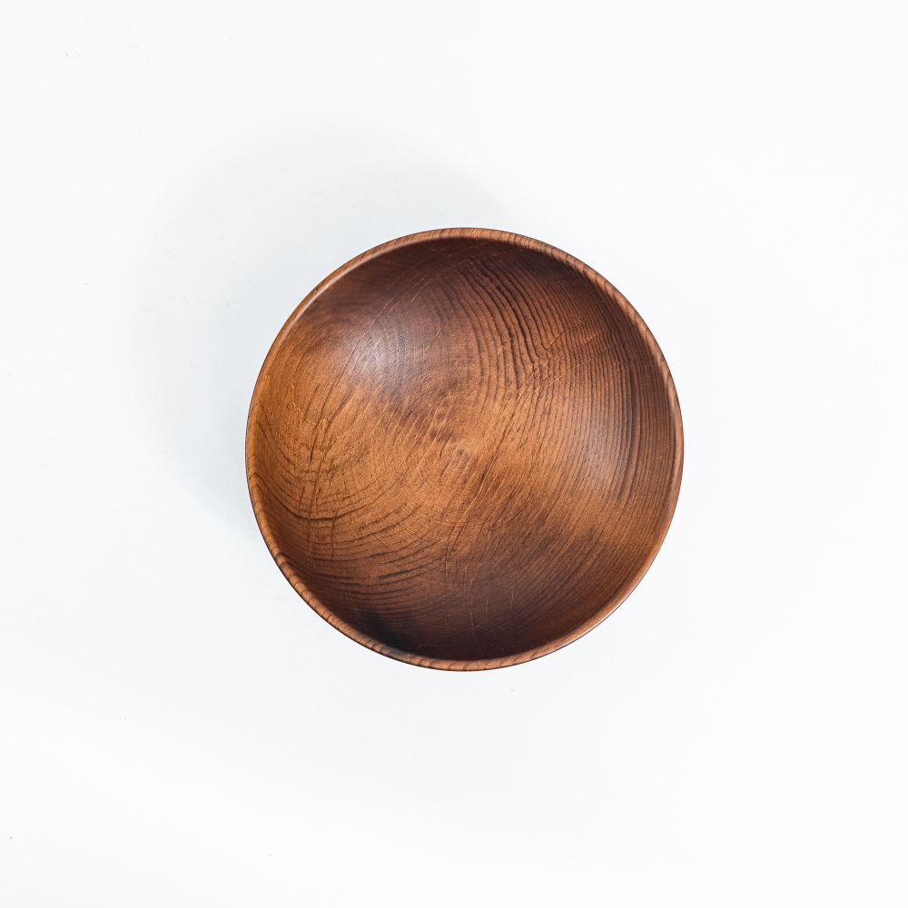 Деревянная глубокая тарелка Art of Siberia из сибирского кедра серии ЛОТОС T156