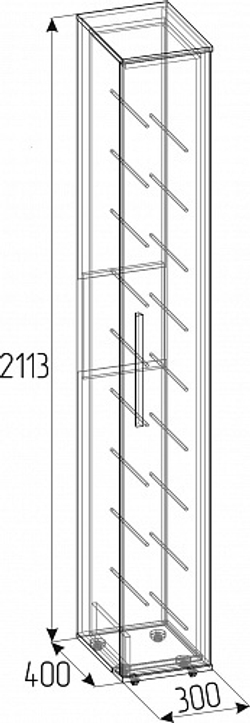 Шкаф для обуви Nature 73, дуб крафт