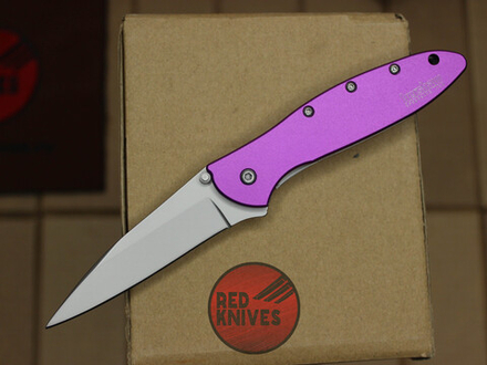 Нож KERSHAW Leek 1660 - рукоять фиолетовая