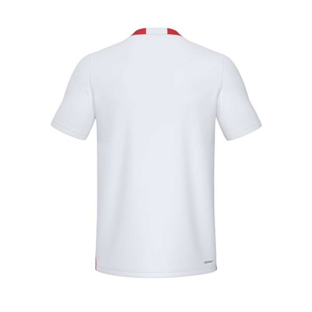 Футболка игровая Laser Jersey — White/academy red