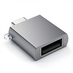Адаптер Satechi Aluminum USB-C - USB-A 3.0 (ST-TCUAM) Space Gray