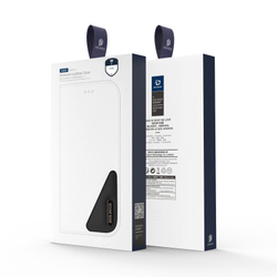 Чехол книжка из натуральной кожи с защитой RFID от Dux Ducis для iPhone 16 Pro, серия Hivo Series Case