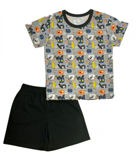 Костюм для мальчика 0242/19 собачки на сером