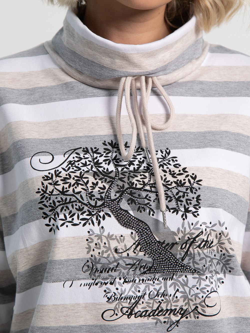 Джемпер Джонэт (бело-серая) Б15133-18М LT Collection