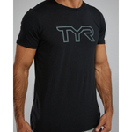 Футболка мужская TYR MEN'S ULTRASOFT LIGHTWEIGHT BIG LOGO
