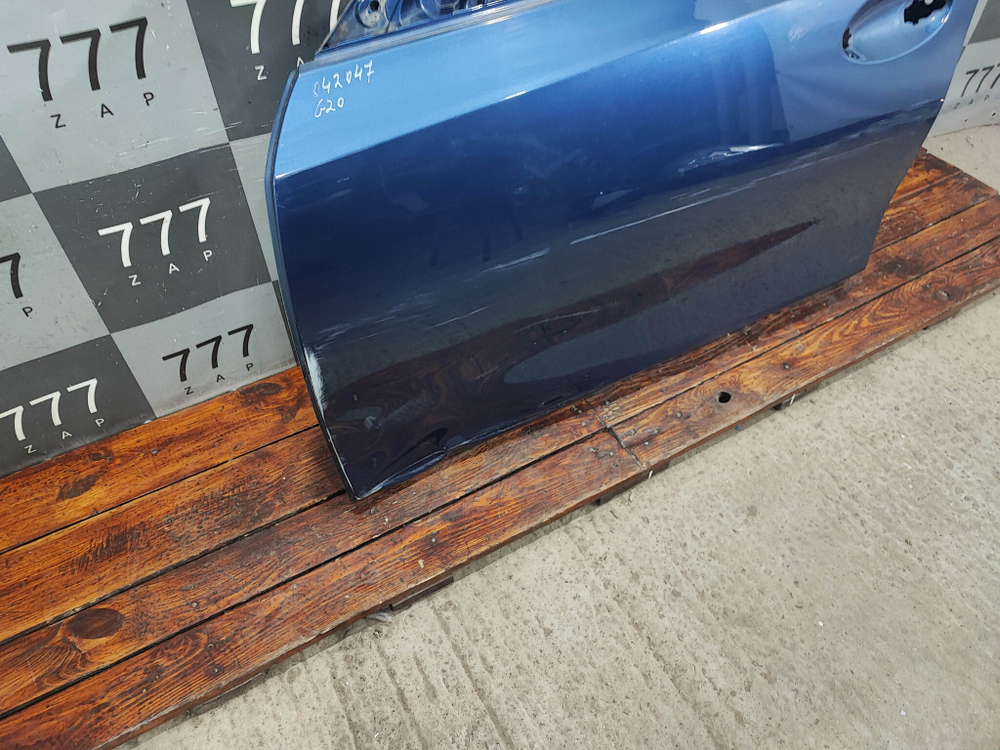 Дверь передняя левая BMW 3-Series (G20) 18-нв Б/У Оригинал 41517482275