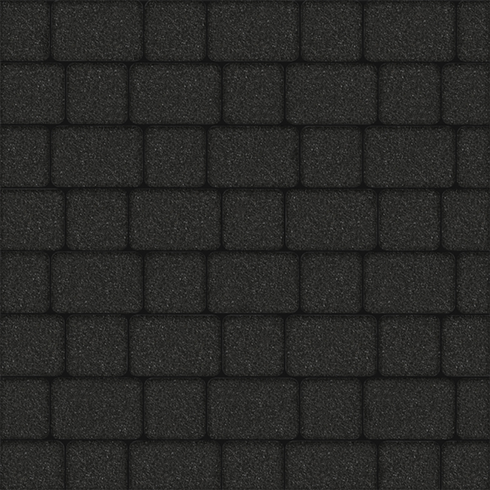 Тротуарная плитка КЛАССИКО - Стоунмикс Черный, комплект из 2 видов плит