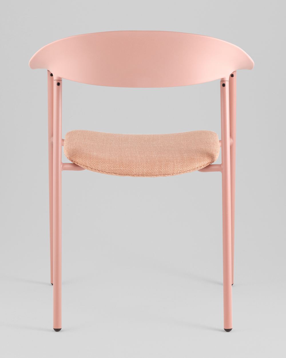 Стул Eila с подушкой пластик розовый