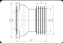 Труба фановая 110 W1218
