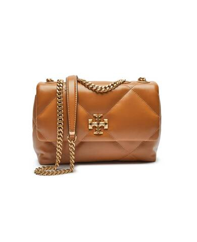 Кожаная сумка через плечо Kira TORY BURCH - коричневый(154706)