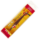 Блесна вертикальная зимняя Lucky John DOUBLE BLADE с цепочкой и тройником (65мм, 11гр)