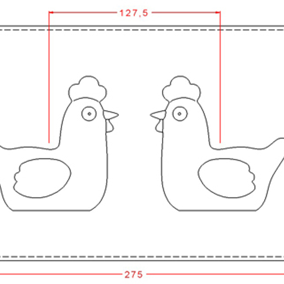 343 | Форма для шоколадных изделий &quot;Курочка большая&quot; (275*175 мм)
