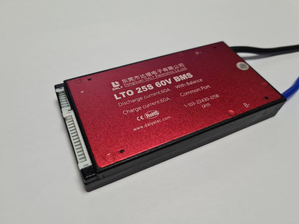 Плата контроля BMS LTO 25S 60V 60A