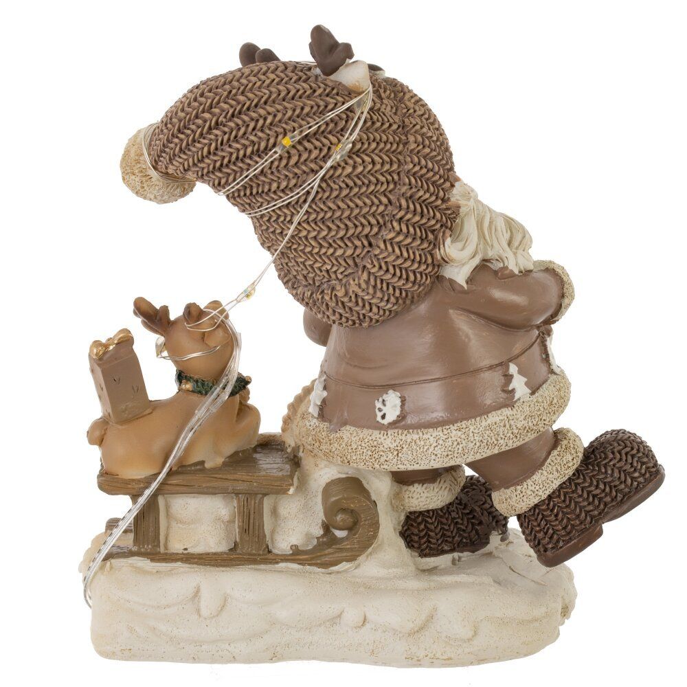 GAEM Фигурка декоративная "Дед Мороз", с подсветкой (3хLR44,н/п), L1, L11 W6,5 H12,5 см, 2в.