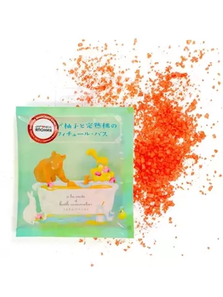 Charley Соль для ванн расслабляющая с экстрактом персика - Sommelier, 40г, шт