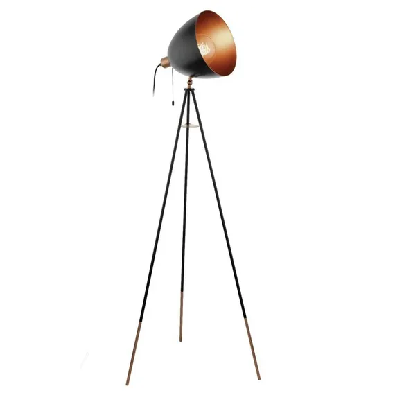 Торшер СHESTER 1x60Вт E27, чёрный 60x60x135,5 см