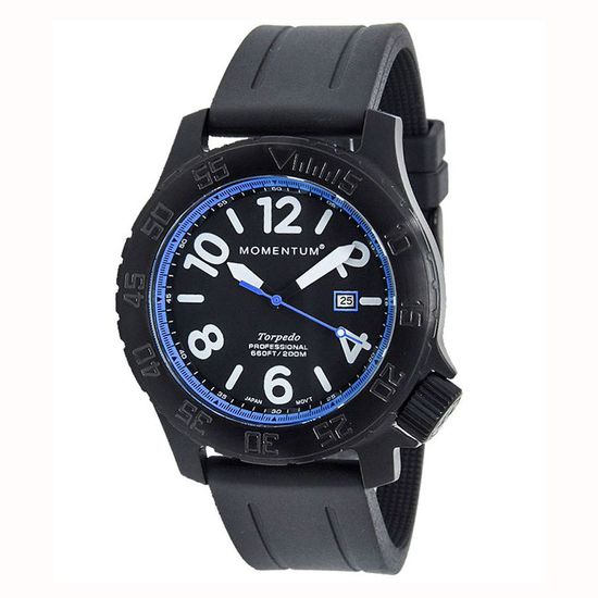 Канадские часы Momentum TORPEDO  BLAST Blue Black ION 1M-DV76U8B