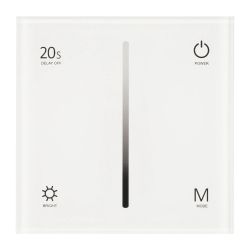 Панель SMART-P6-DIM-G-IN White (12-24V, 4x3A, Sens, 2.4G) (Arlight, IP20 Пластик, 5 лет) 034781