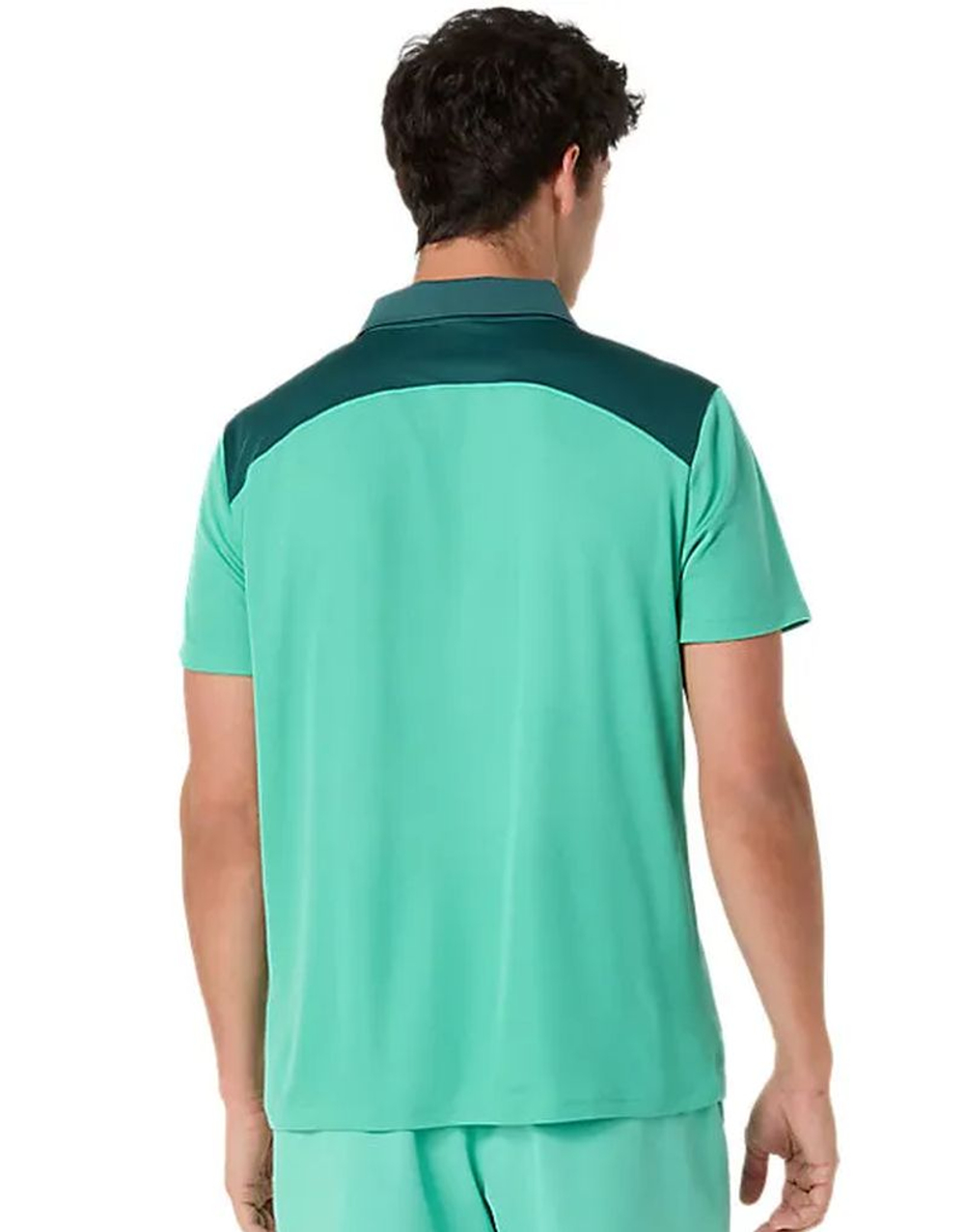 Мужское теннисное поло Asics Court - aurora green
