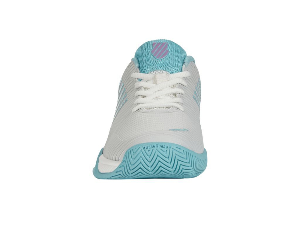 Женские теннисные кроссовки K-Swiss Hypercourt Express 2 - brilliant white/angel blue/sheer lilac