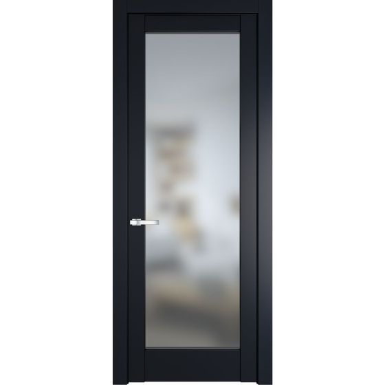 Межкомнатная дверь эмаль Profil Doors 4.1.2PD нэви блу остеклённая