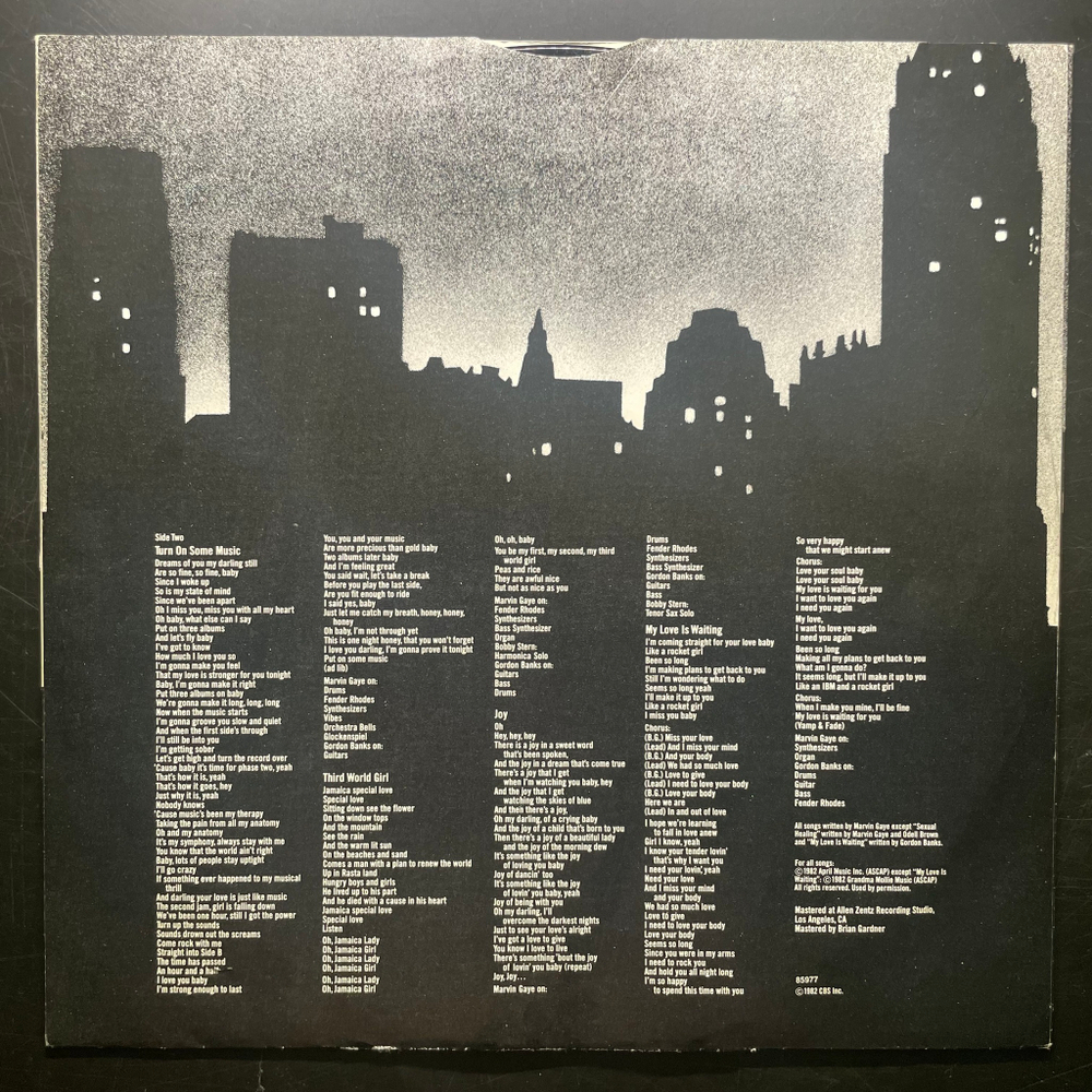 Marvin Gaye - Midnight Love (Голландия 1982г.)