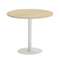 Yalta Стол круглый LT.SPRG-1 Акация Лорка/Металл Белый 900*900*750