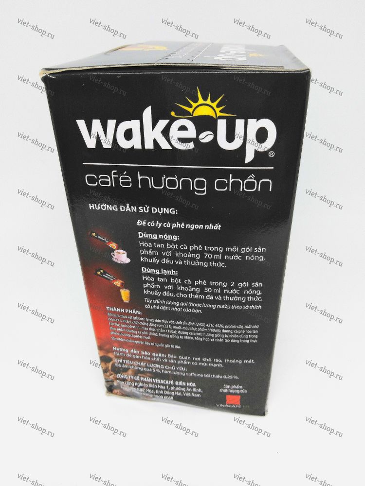 Кофе растворимый Vinacafe Wakeup Chon, 18 пак., 306 гр.