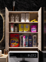 Шкаф-пенал в ванную над стиральной машиной