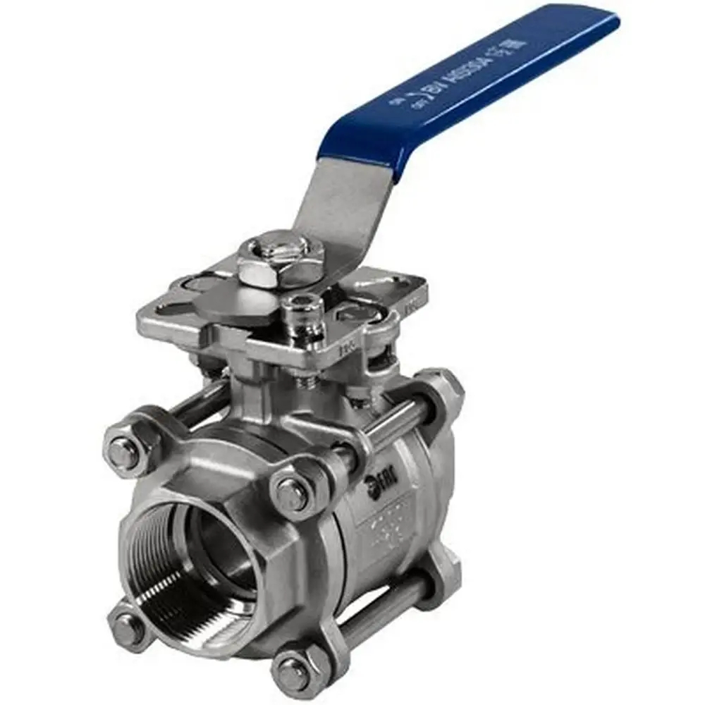 Шаровый кран трехсоставной