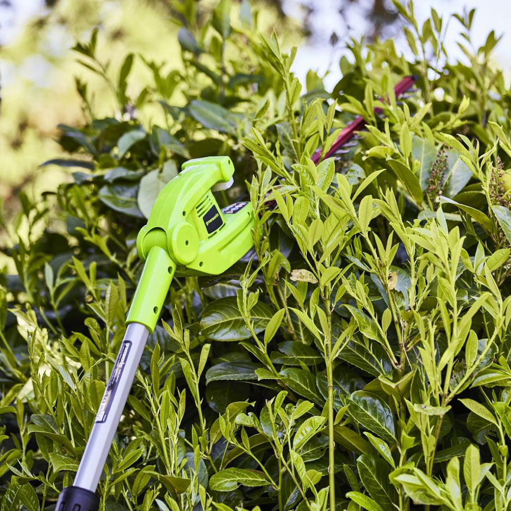 Кусторез штанговый аккумуляторный GREENWORKS G24PH51 24V, 51 см, с 1 АКБ 2Ач и ЗУ (2300707UA)